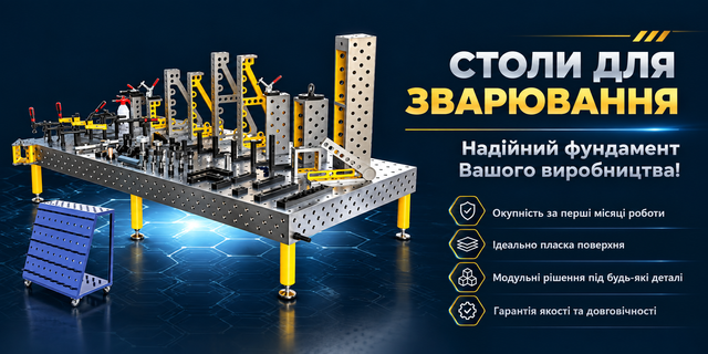 СТОЛИ ДЛЯ ЗВАРЮВАННЯ